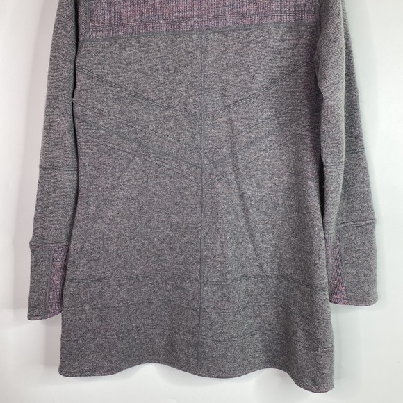 Title Nine Gray Swacket Wool Blend Sweater Jacket Medium - Picture 6 of 11